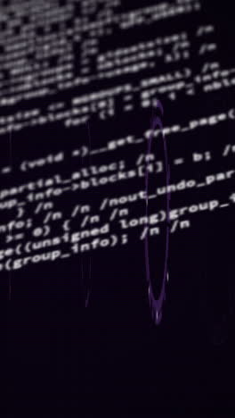 animación del procesamiento de datos a través del escaneo de visores