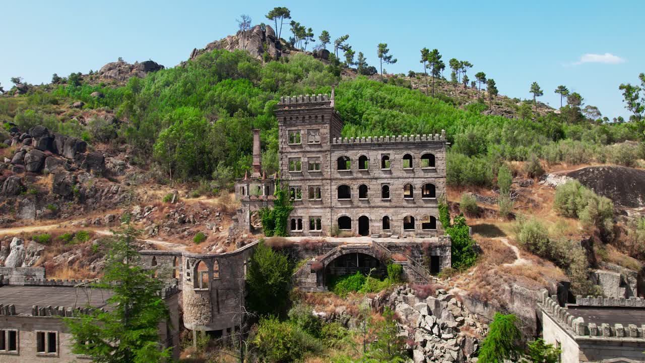 Abandoned House in Portugal Aerial View