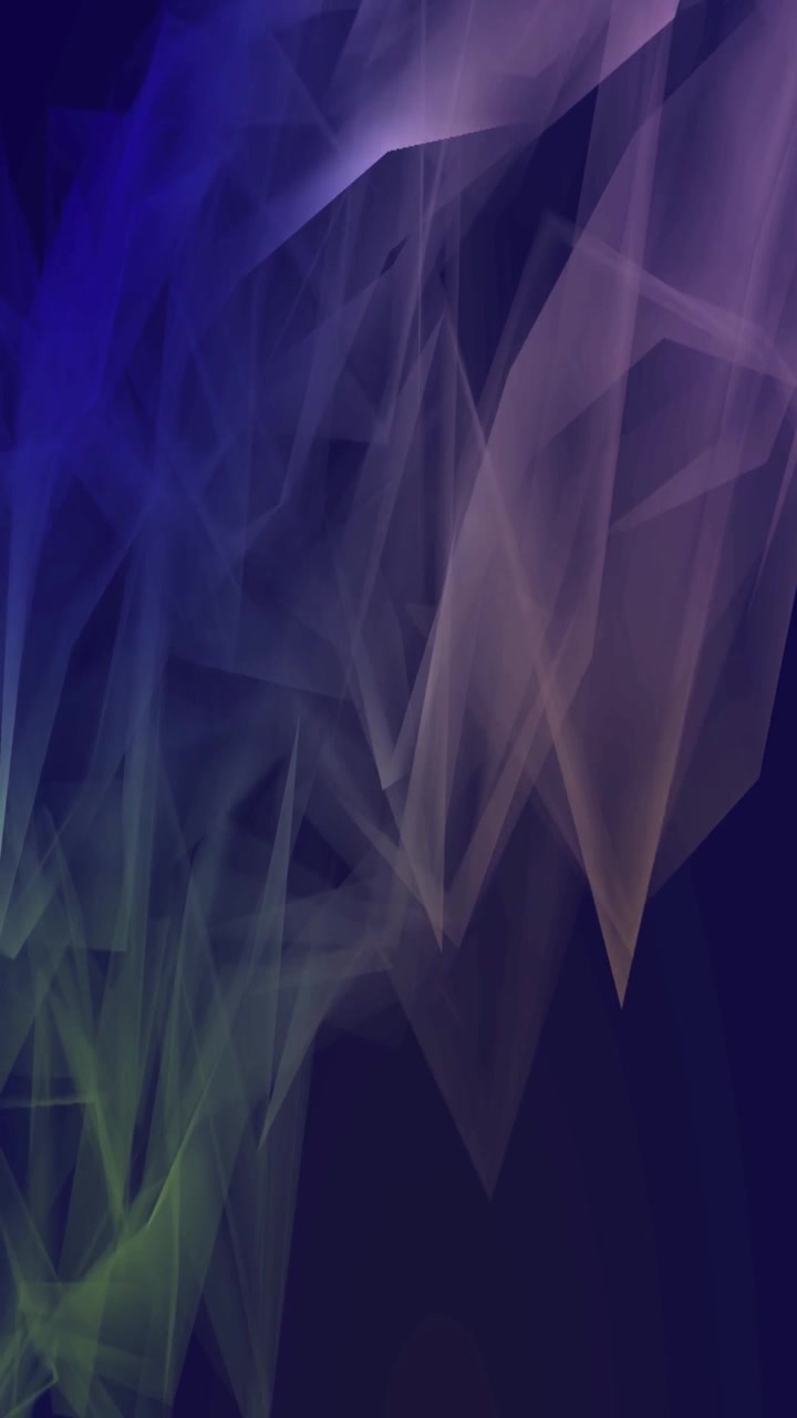 Abstract Geometric Background with Floating Translucent Polygons