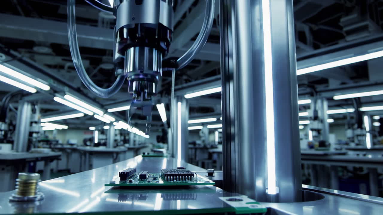 자동 회로 보드 조립 라인