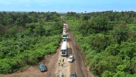 accidente de camión en el área de gobierno local de ikole del estado de ekiti, suroeste de nigeria