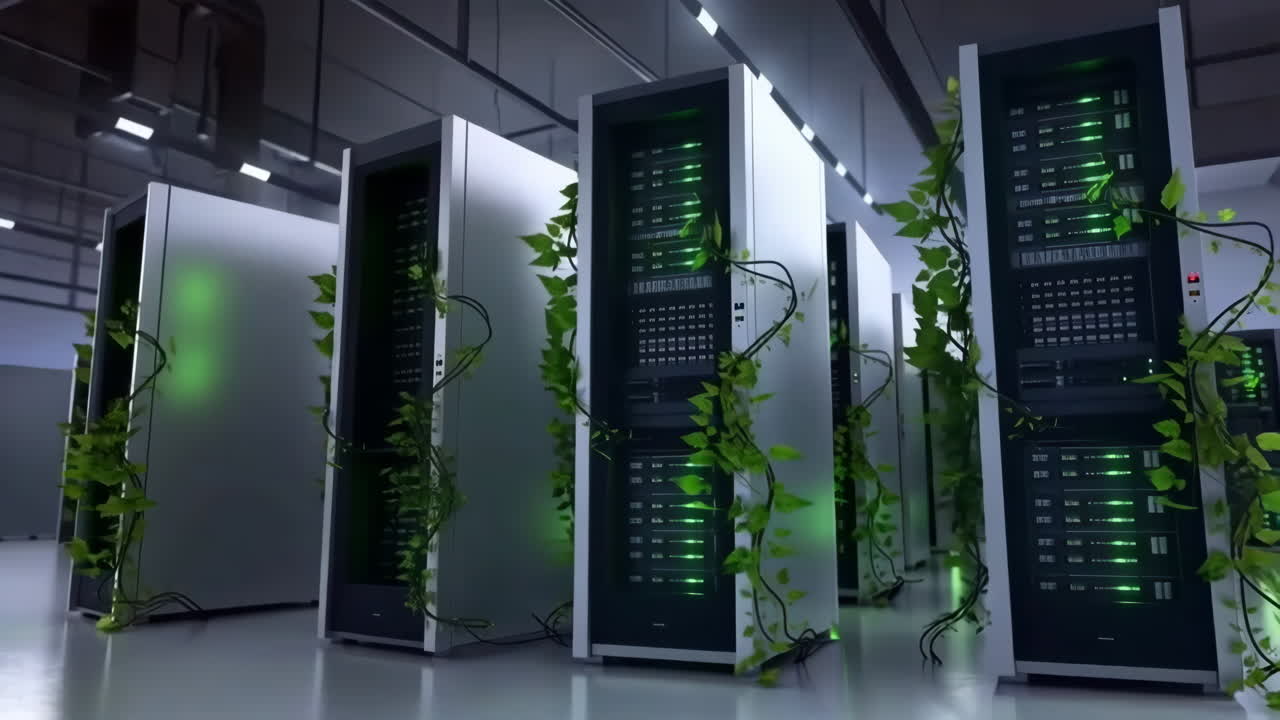 Green Data Center: Servers Integrated with Nature
