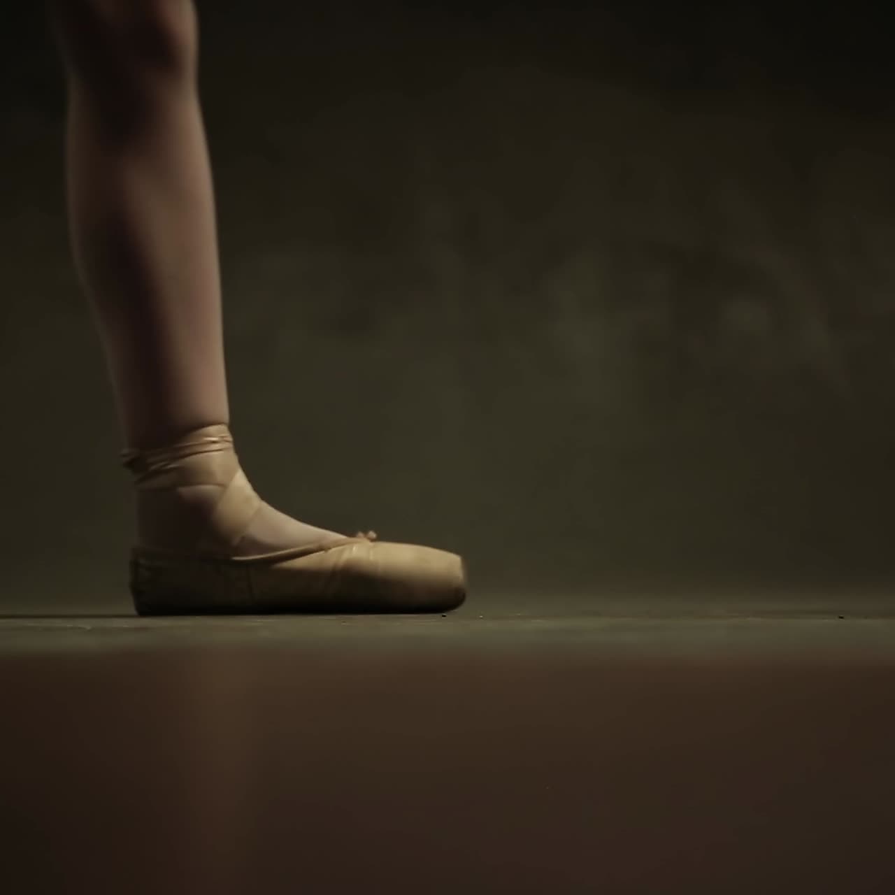 una bailarina posando en el estudio.