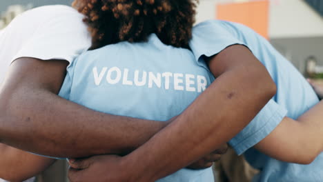 grupo de voluntarios, formación de equipos y caridad