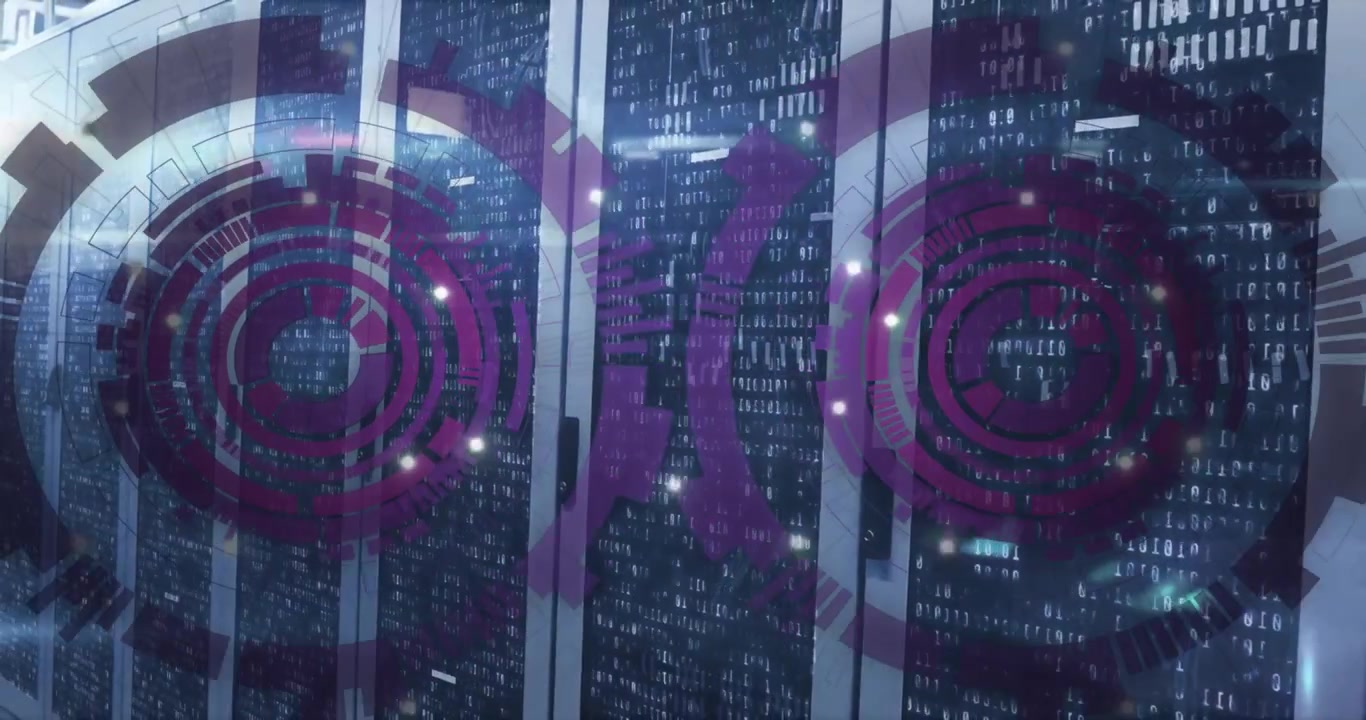 Animation of scopes with data processing over computer servers