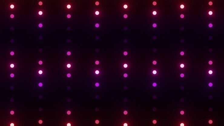 Abstract Purple and Pink Neon Light Pattern
