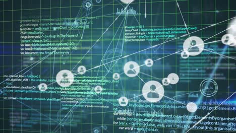 Animation-of-network-of-connections-over-data-processing