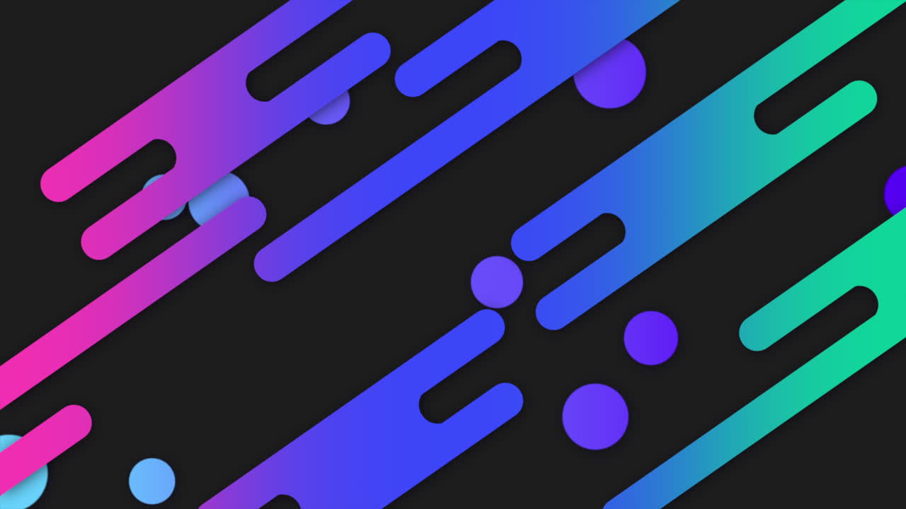 formas geométricas abstractas en movimiento y fondo líquido colorido 26