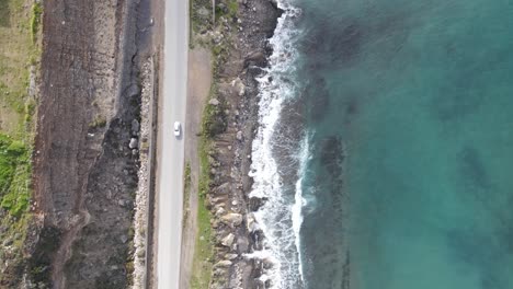 Vista-Aérea-De-La-Carretera-De-La-Costa