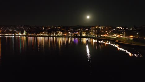 el lago de oakland merritt luna llena