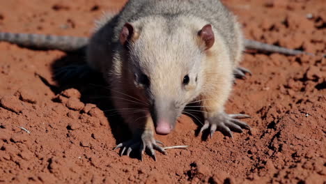 desert marsupial in its habitat