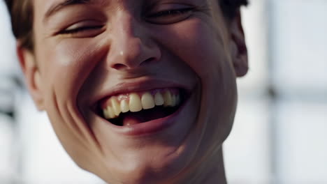 close-up facial expressions