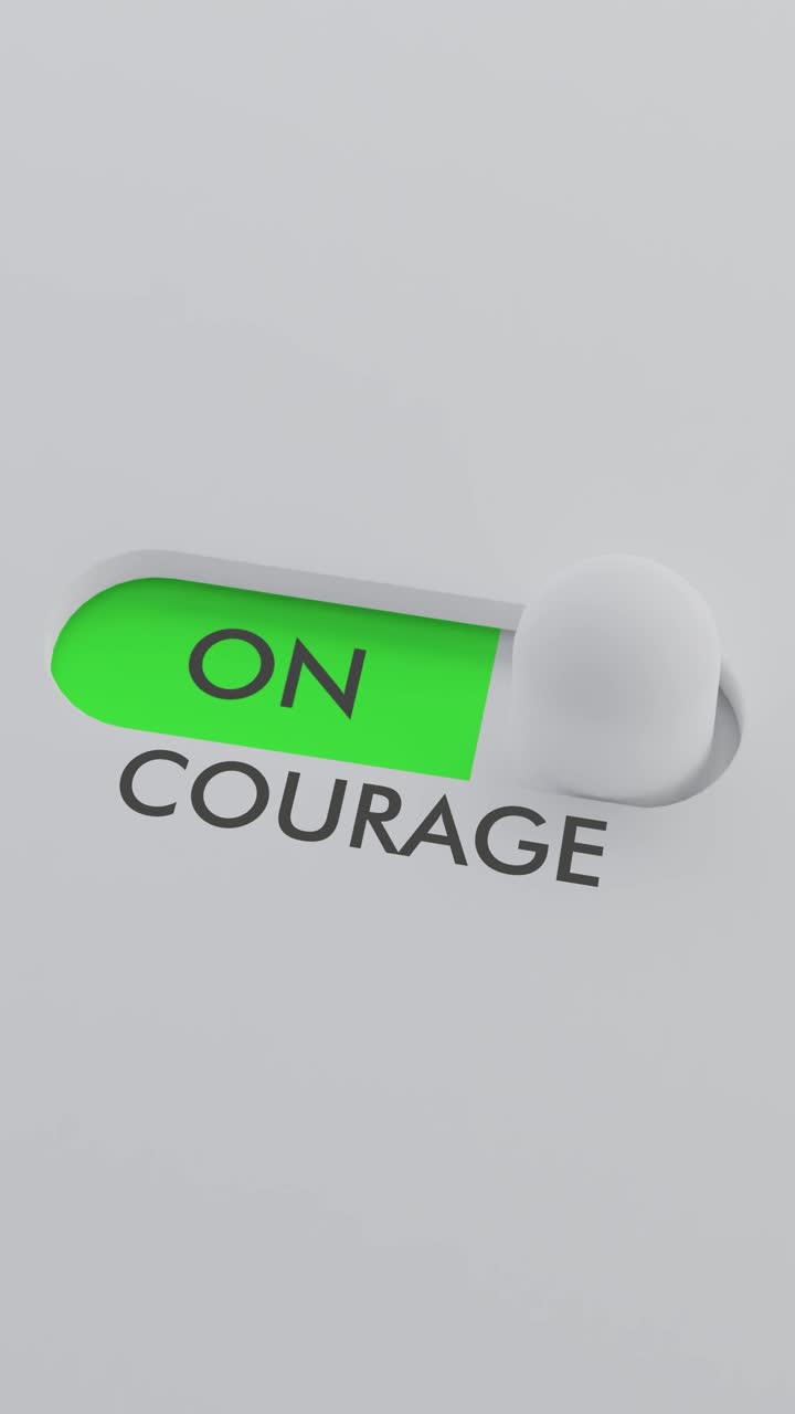 Switching on the COURAGE switch Vertical Video