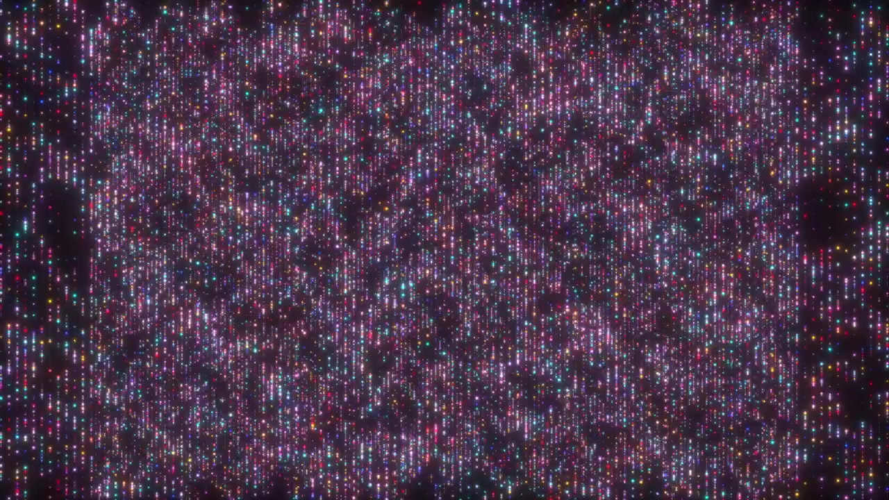 Sfondo digitale astratto con linee di particelle verticali luminose
