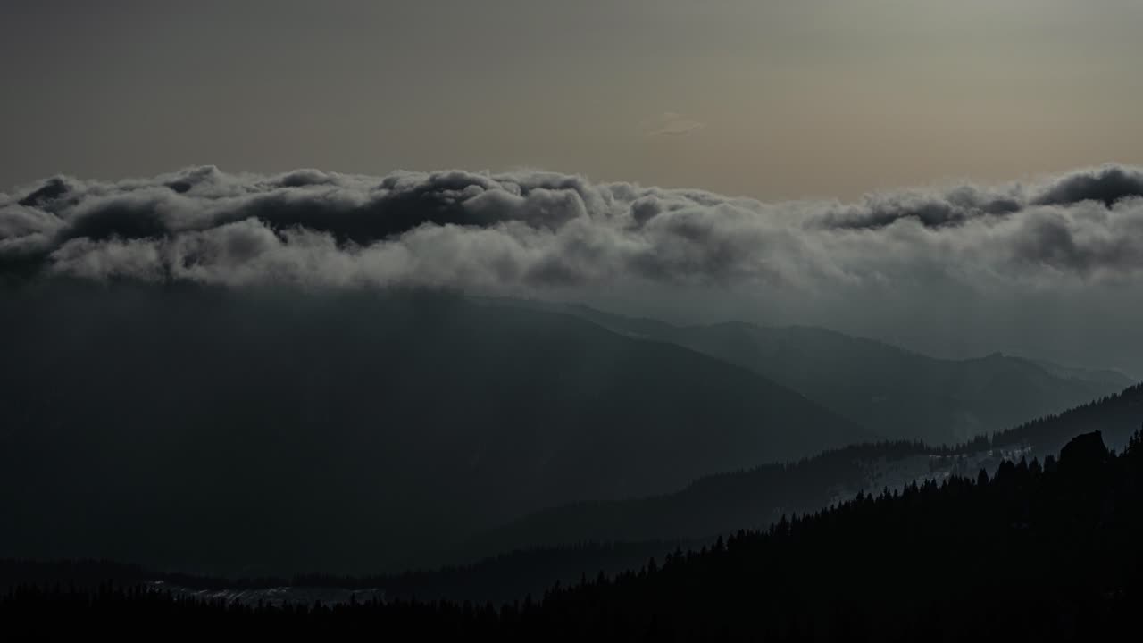 빠른 구름 움직임, 시간 경과 관점