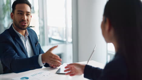 business meeting or job interview