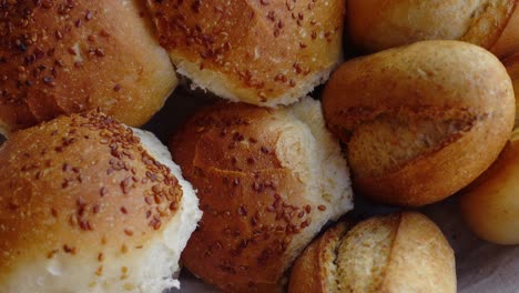 assortment of freshly baked bread