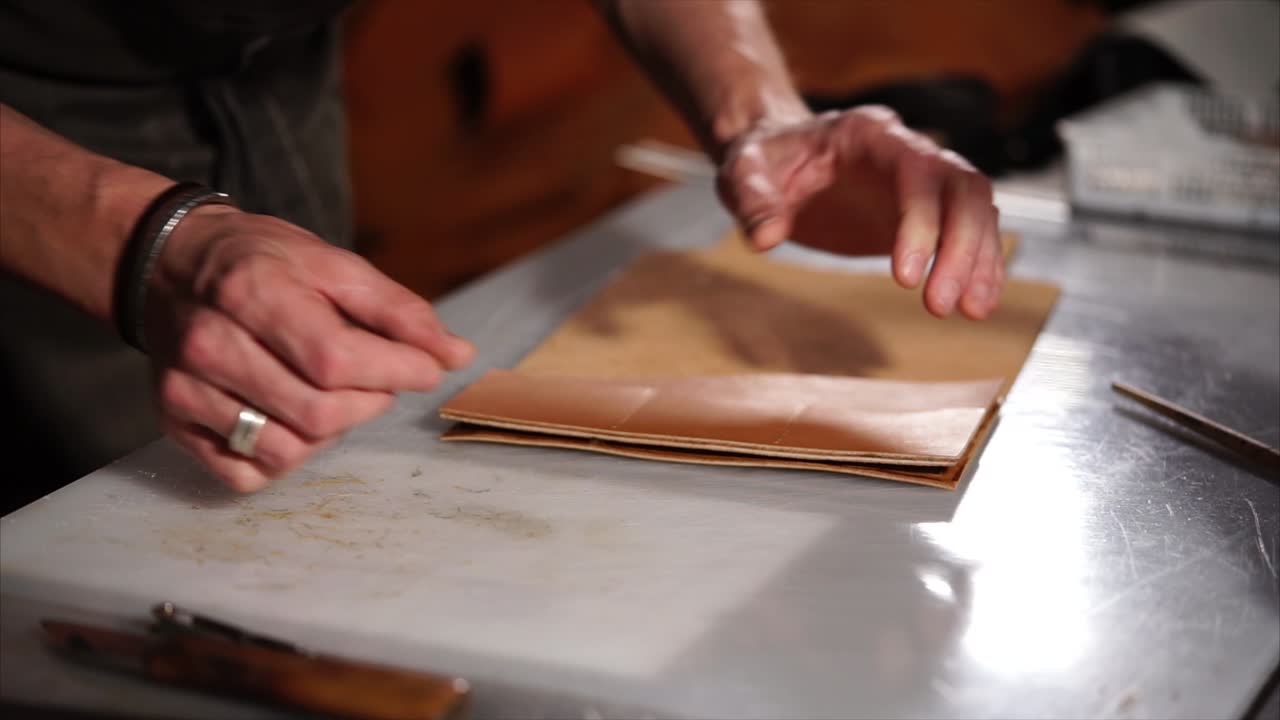 Leatherworking process