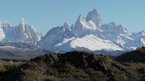 the remarkable mountain range of fitzroy in patagonia argentina