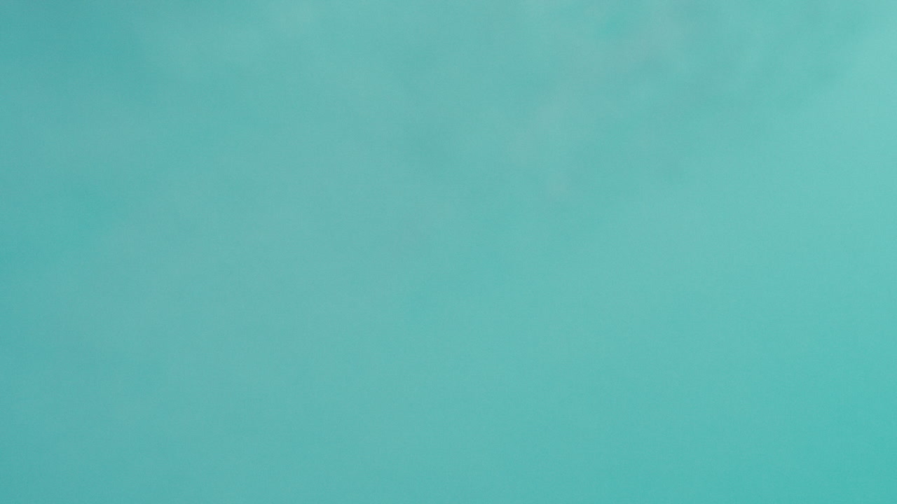 Ocean froth foam wave rolls toward rocky coast under bright skies, shoreline visible, view from behind