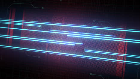 cyberpunk animation background with neon lines and matrix grid