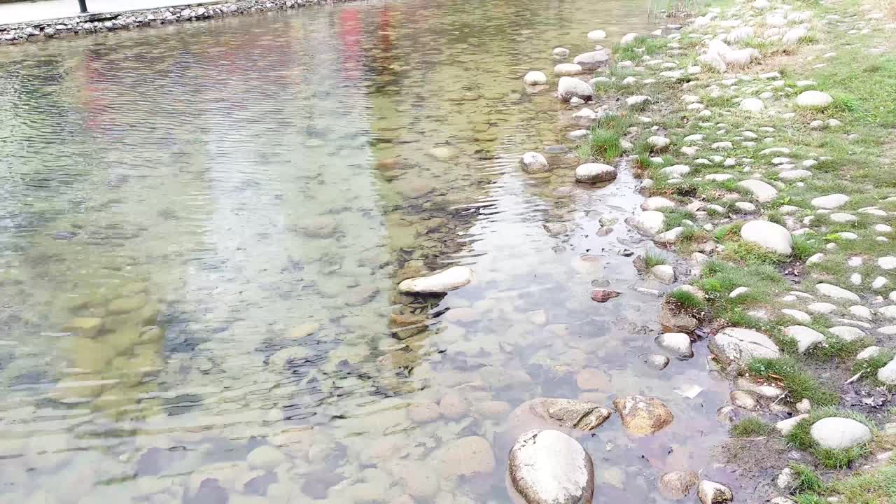 봄 시즌의 도시 공원