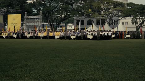 large public ceremony in indonesia for raja musa