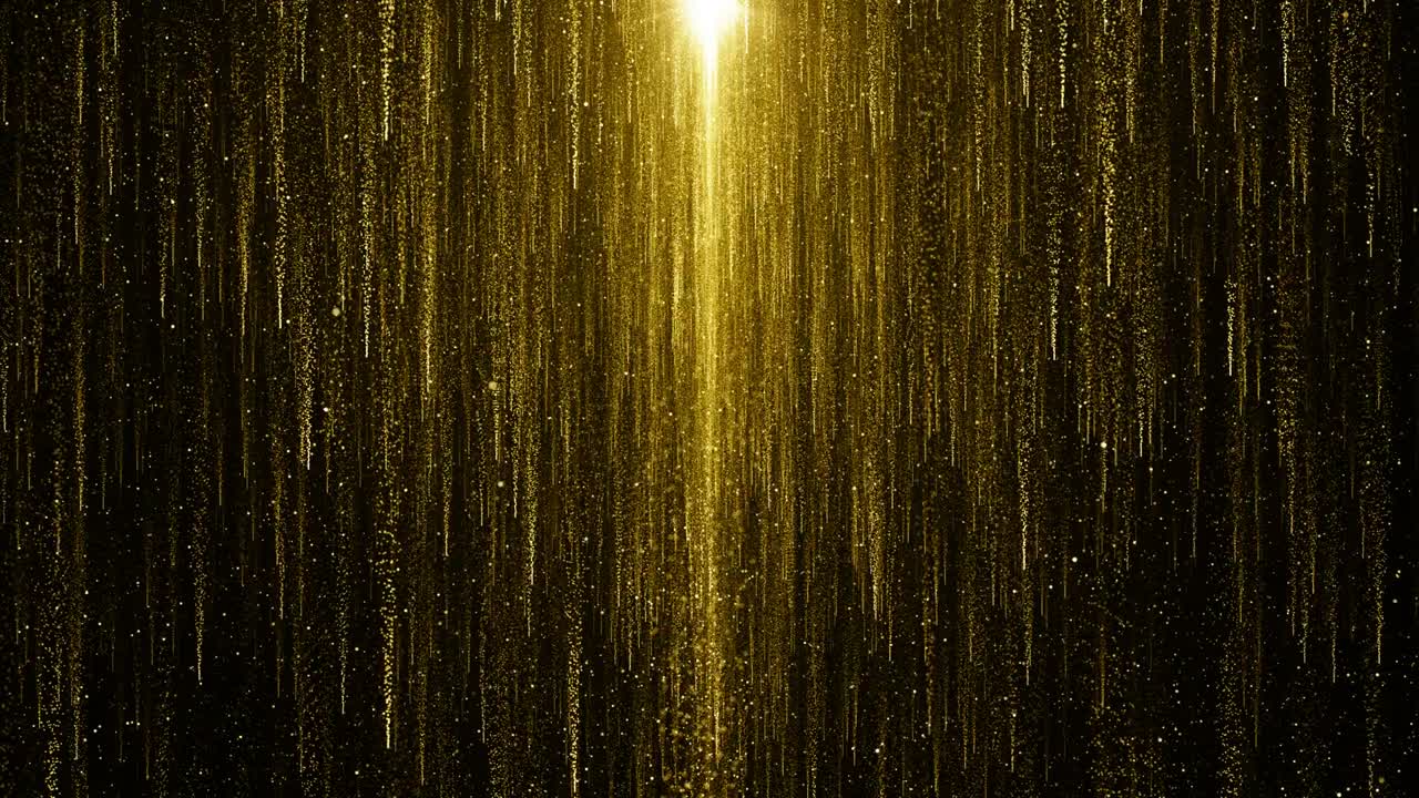 입자 금 반이는 보케상 먼지 추상적인 배경 루프