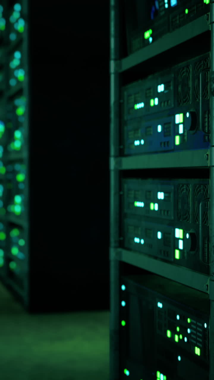 rack de servidor en un centro de datos