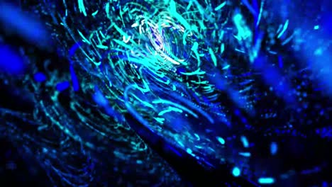 fondo de partículas de espacio de movimiento abstracto