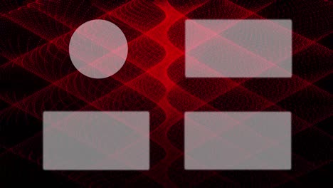 gráficos de movimiento de la pantalla de finalización de la tarjeta de finalización