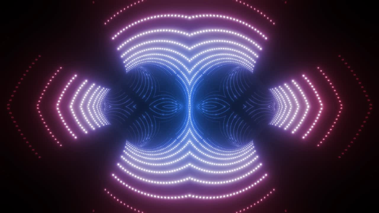 Abstract Colorful Lightshow