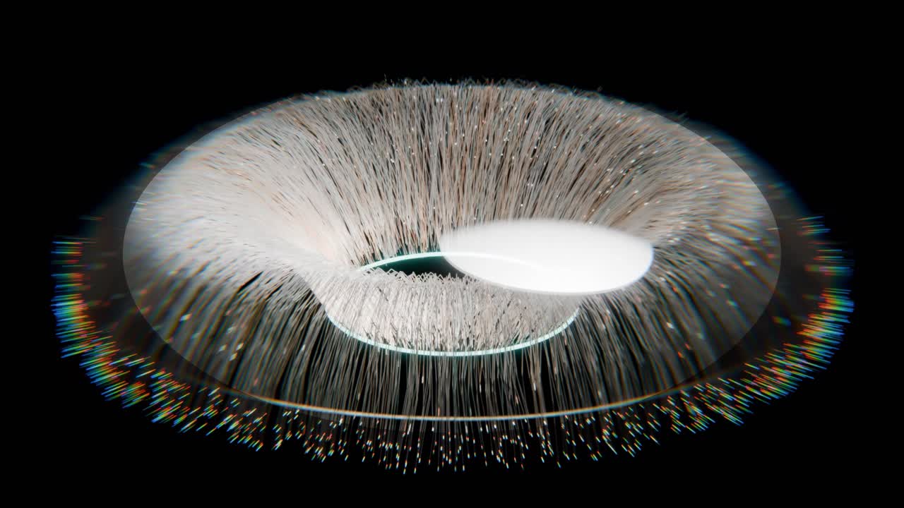 Abstract Fiber Optic Visualization