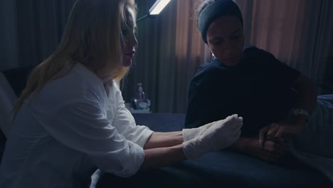 beauty treatment session
