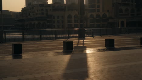 dubai marina sunset skyline