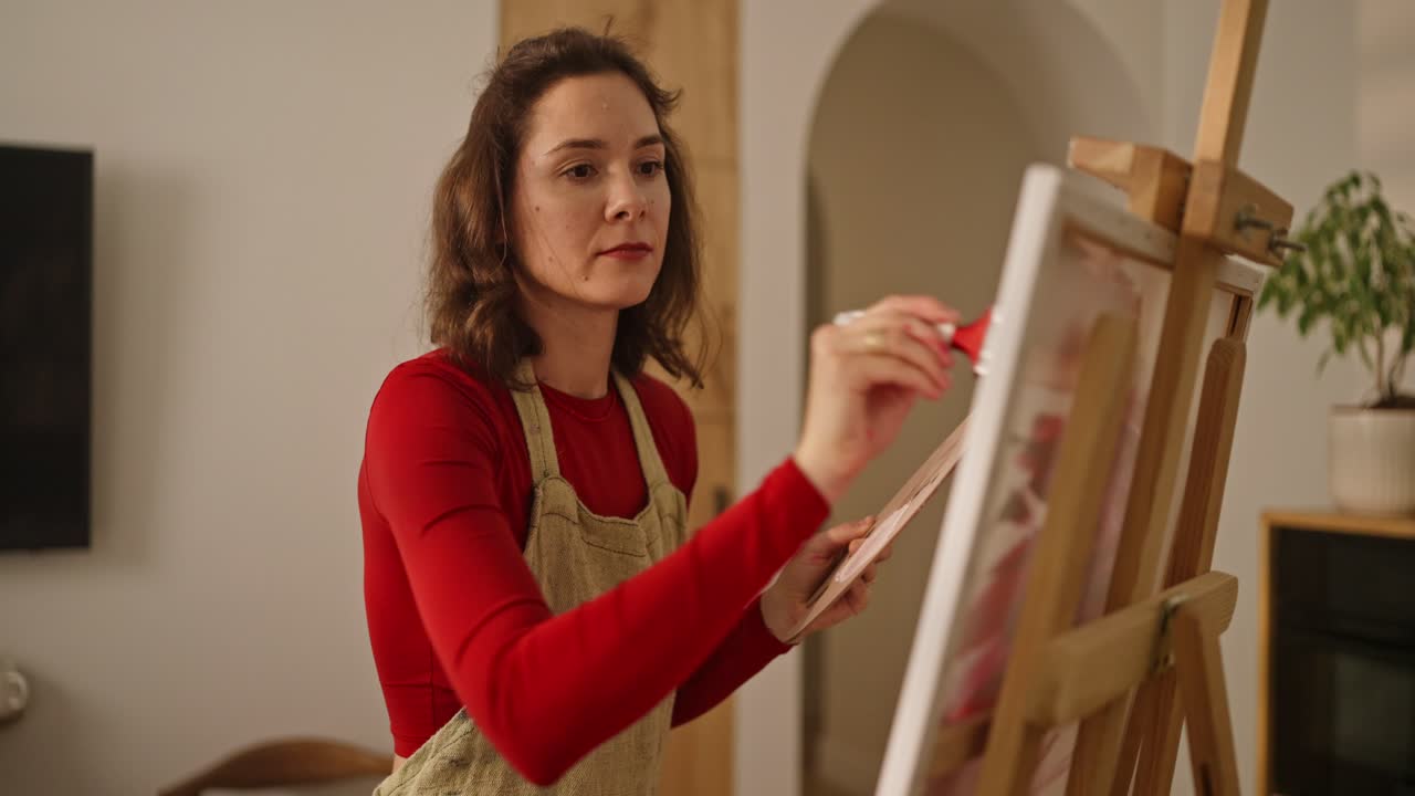 여성 그림 추상 예술