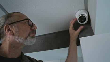 installing a security camera in a home