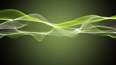 fantastic eco animation with particle wave object in slow motion, 4096x2304 loop 4k