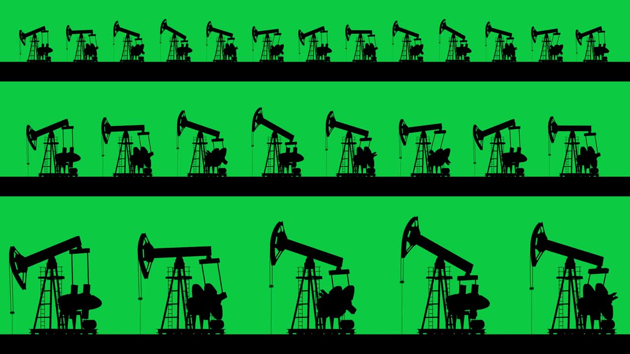 오일 프 블랙 루 그린 크로마 키