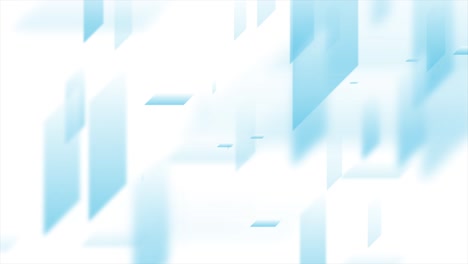 blue white technology geometric abstract video animation