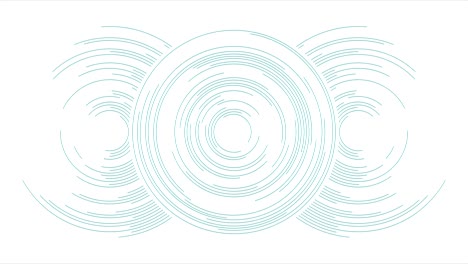 blue circular lines abstract futuristic tech motion background