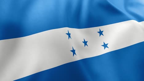 realistic waving flag of honduras, blue and white stripes with five blue stars. central american nation symbol, tegucigalpa, patriotism, honduras