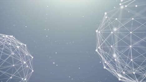 177 abstract globe with particles and plexus structure digital technology planet with continent