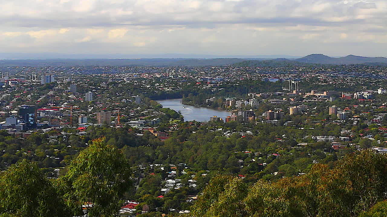 mt cootha에서 브리즈번 오스트레일리아의 설정 샷
