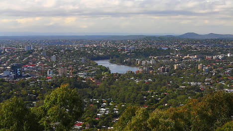 Toma-De-Establecimiento-De-Brisbane-Australia-Desde-El-Monte-Cootha