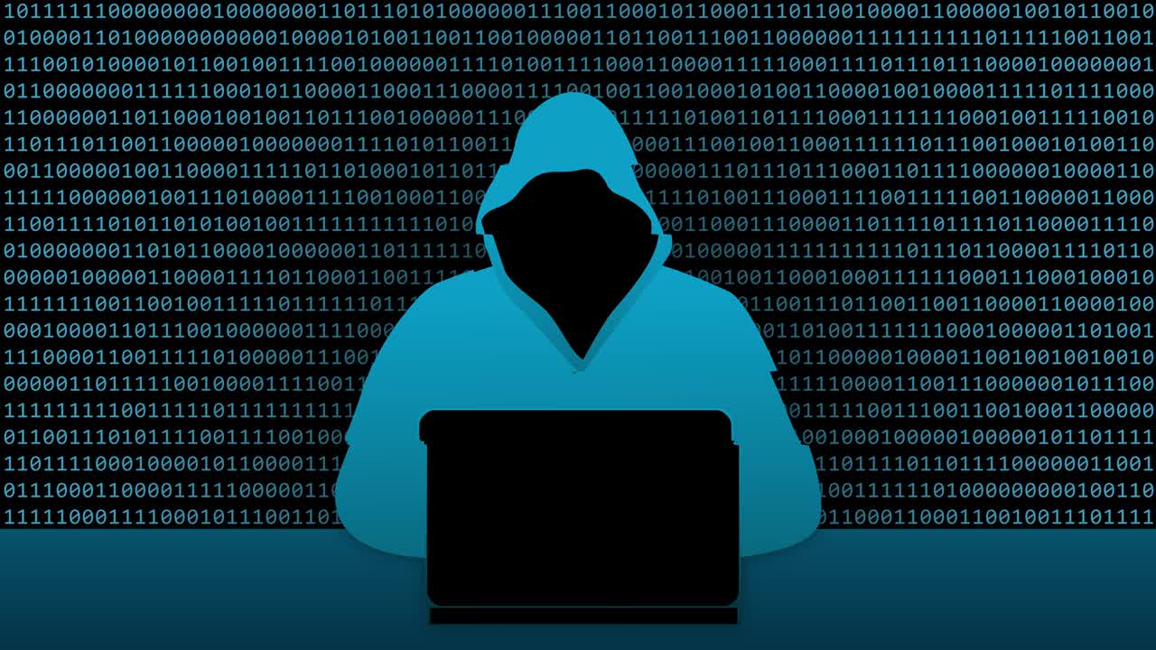 en una capucha hacker