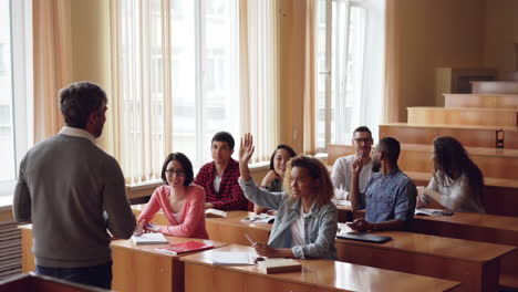 university lecture