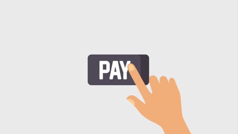 payment mobile online animation