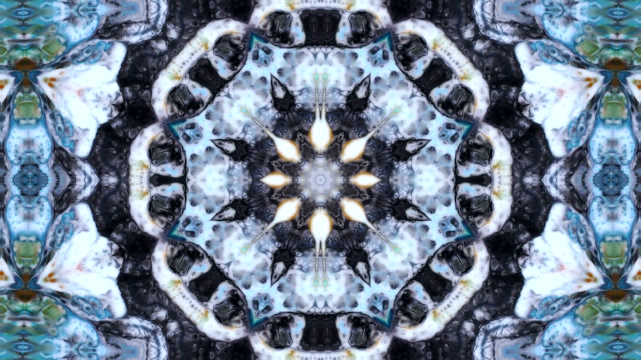 movimiento de fondo de kaleidoscopio abstractamente colorido