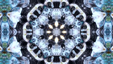 movimiento de fondo de kaleidoscopio abstractamente colorido